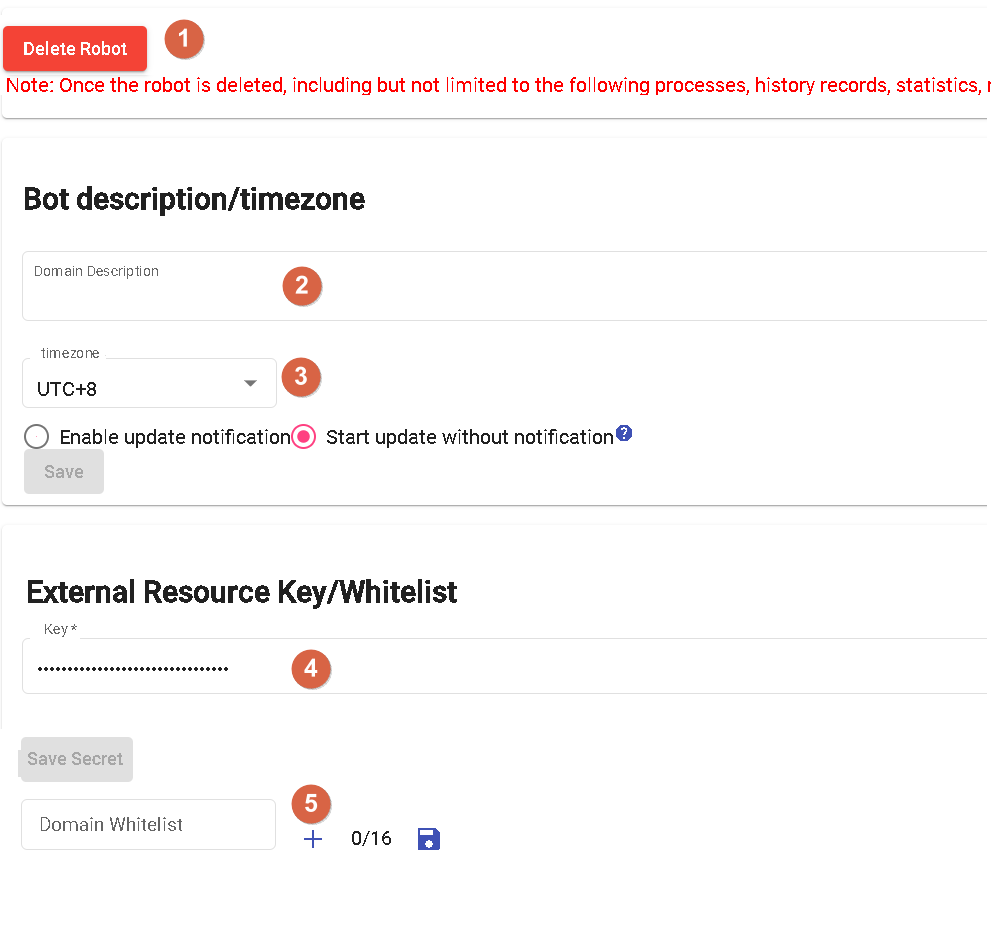 DMflow Configuration