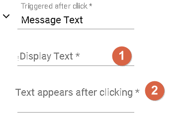 DMflow Trigger Action - Text