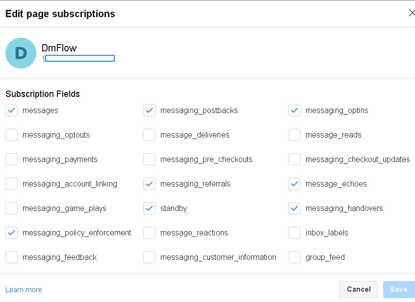 DMflow Integration with Messenger